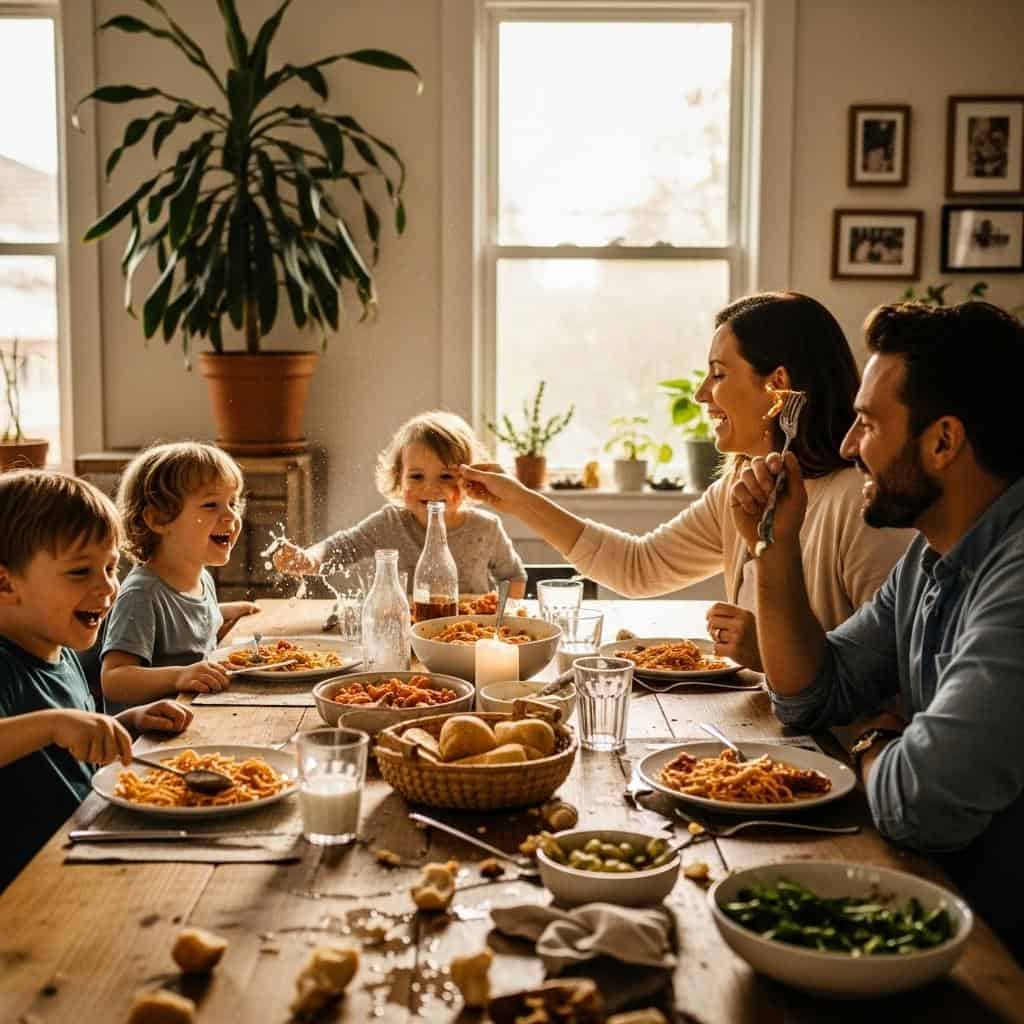 9. Messy Meal Times