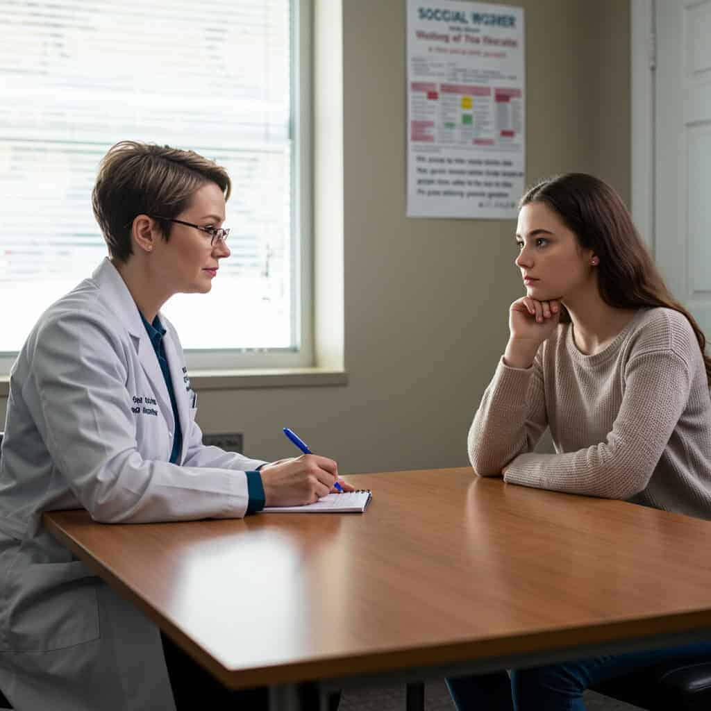The Social Worker’s Visit
