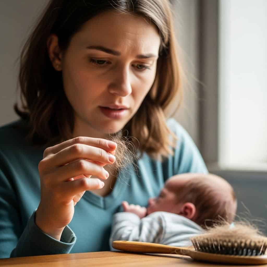 3. Postpartum Hair Loss