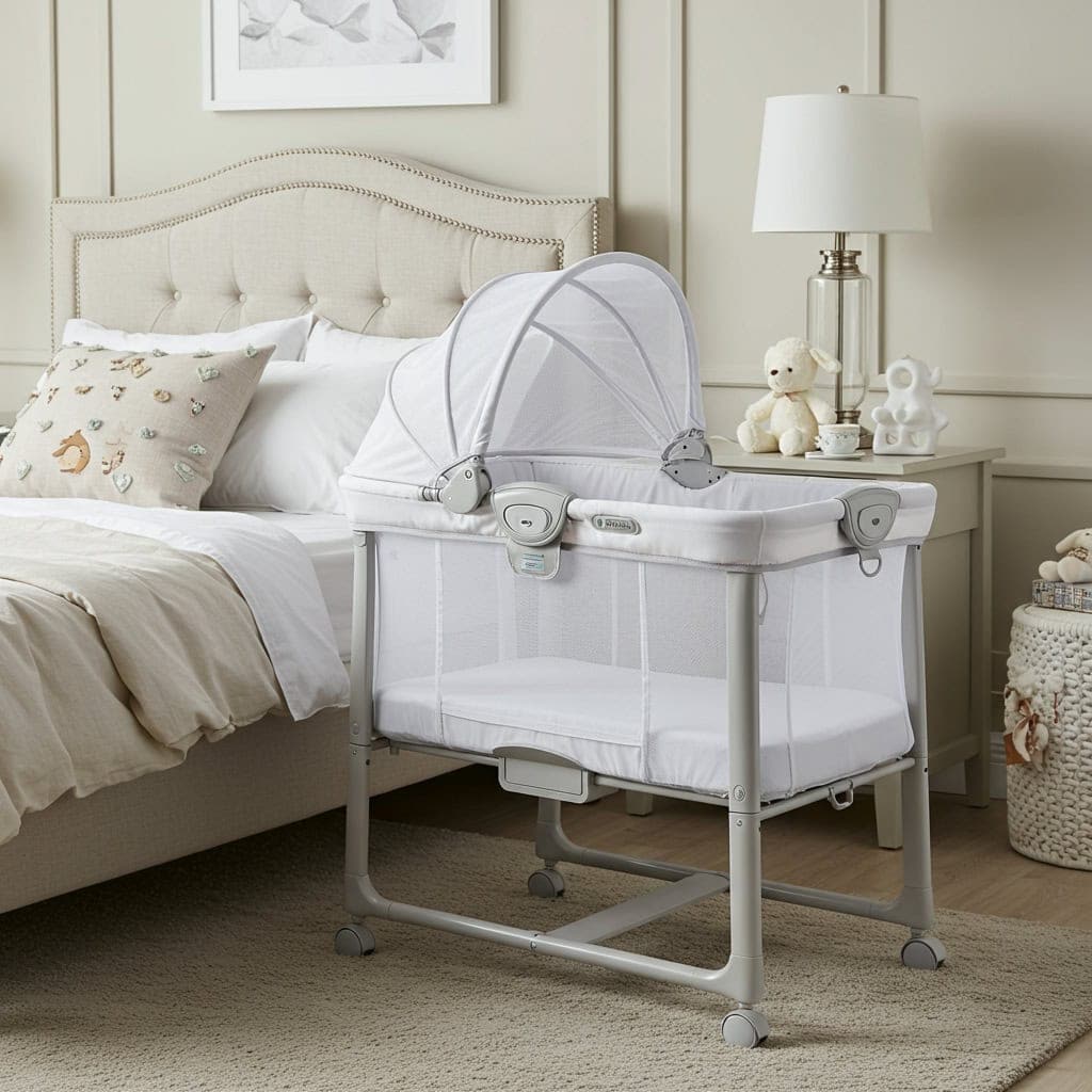10. Covered Bassinet or Co-Sleeper