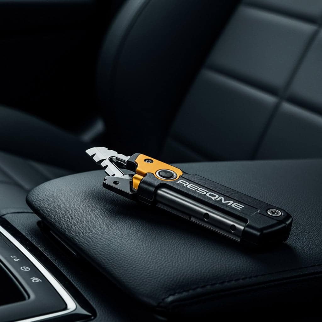 3. Window Breaker & Seatbelt Cutter