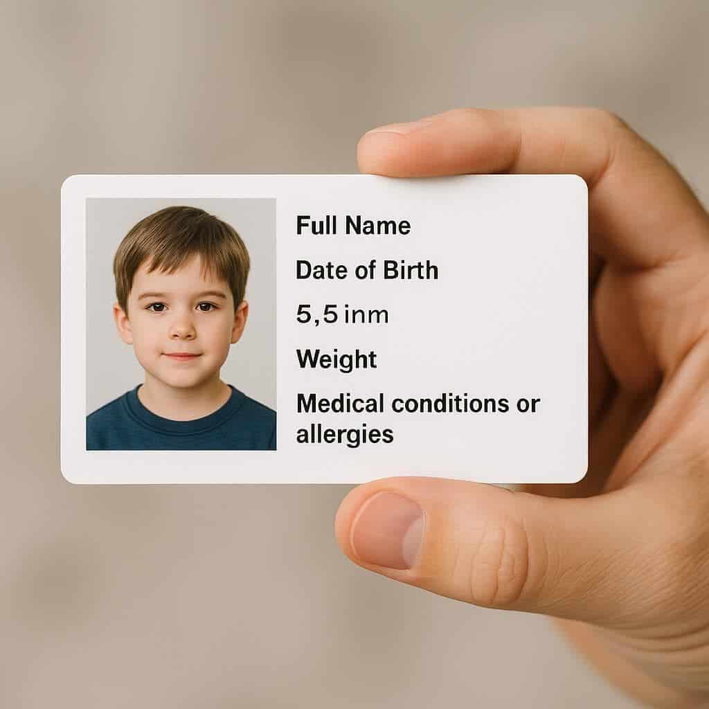 6. Child Identification Card