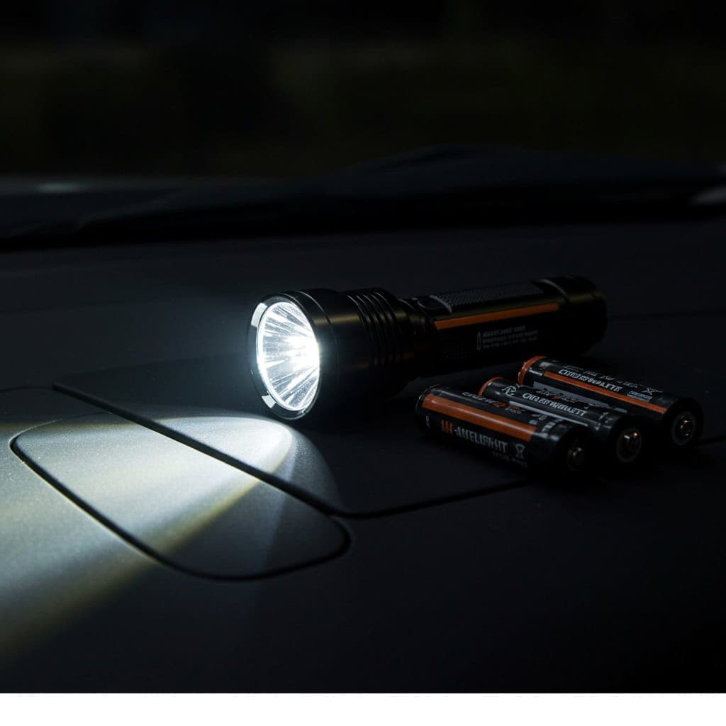 9. Flashlight and Extra Batteries