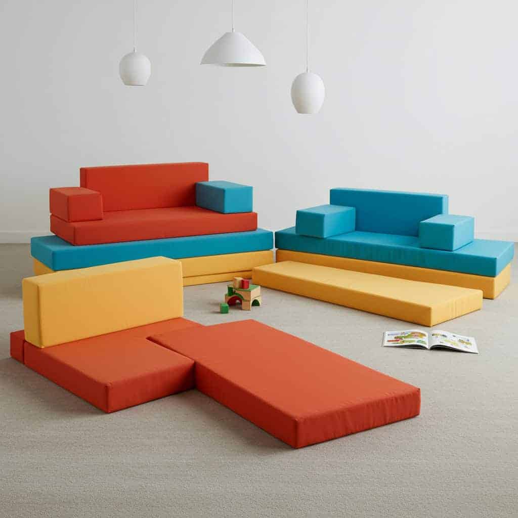 4. Modular Cushioned Seating