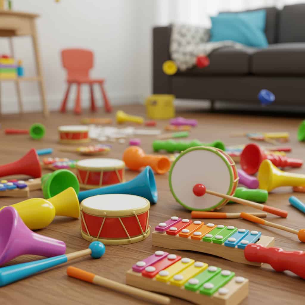 7. Loud Musical Instruments