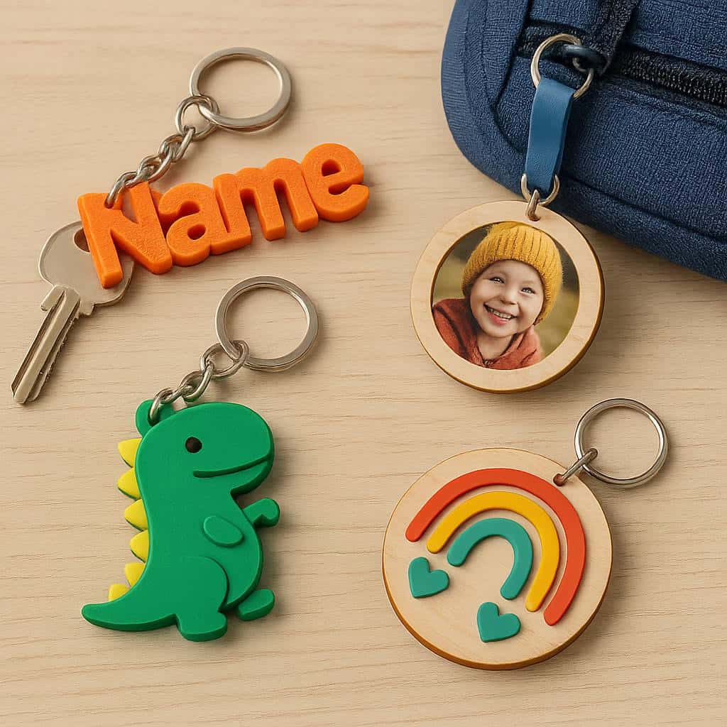 11. Personalized Keychains and ID Tags