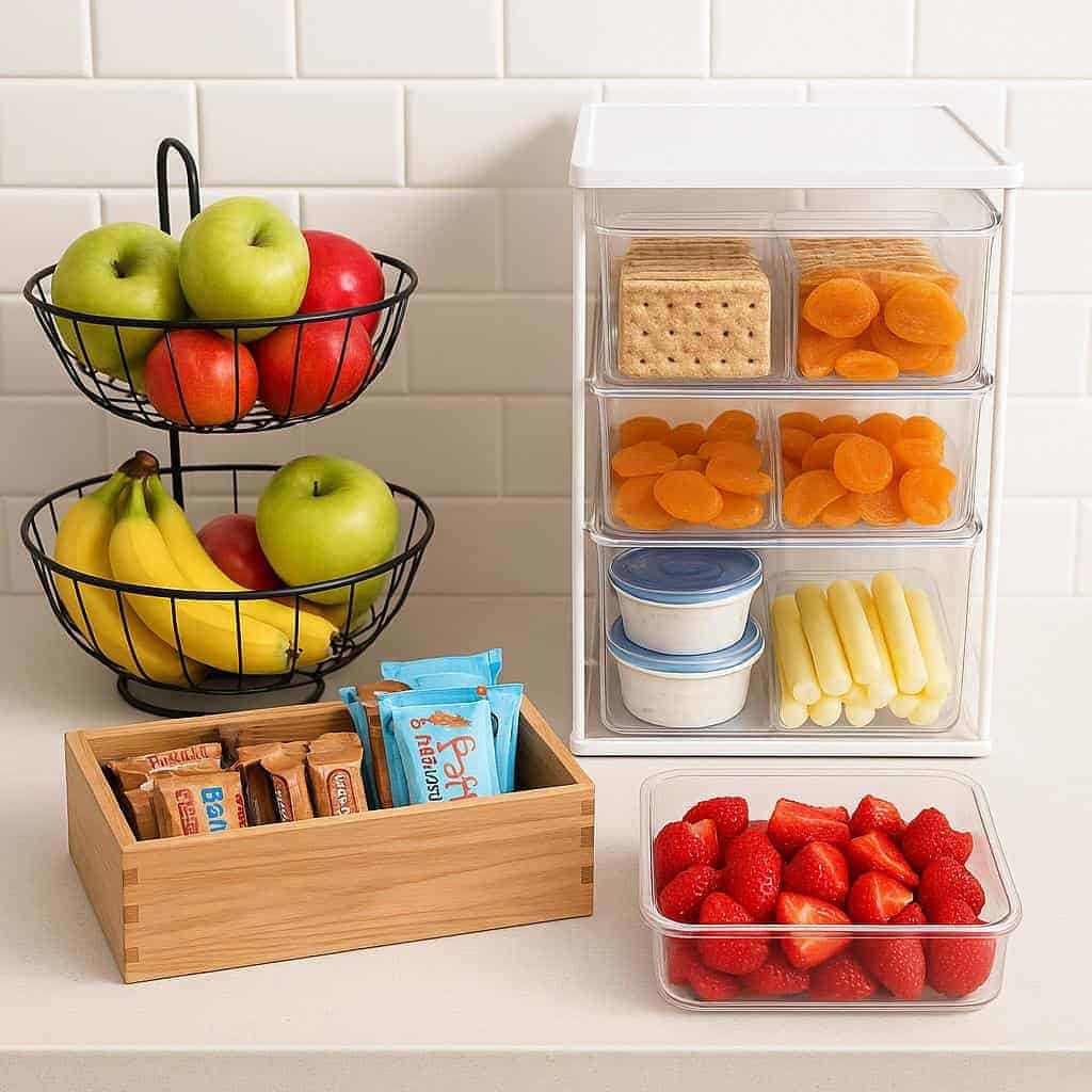 13. Pre-Sorted Snack Stations
