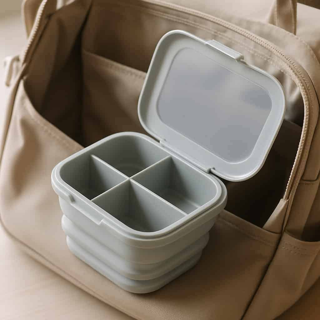 9. Foldable Snack Container