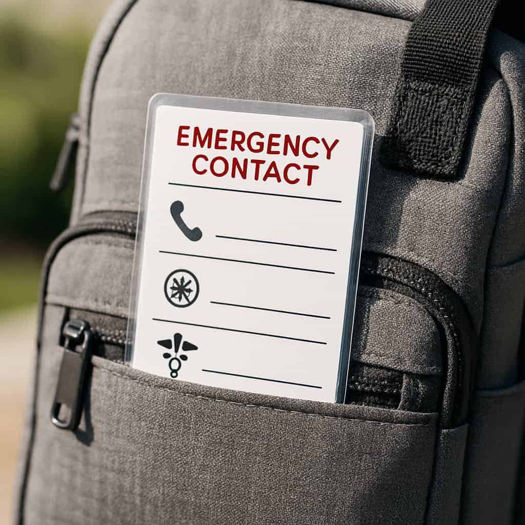 12. Emergency Contact Card