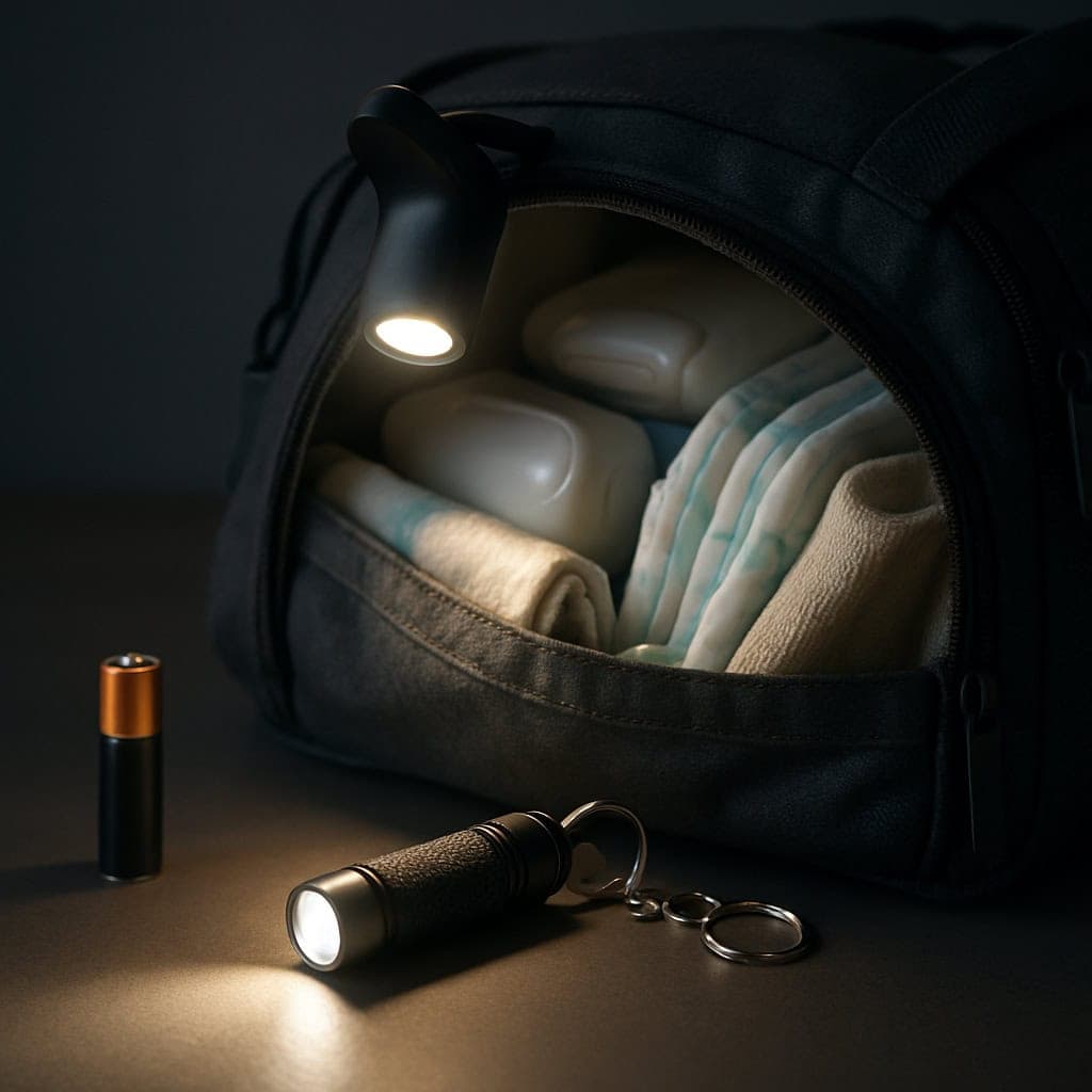 13. Mini Flashlight or Clip-On Light