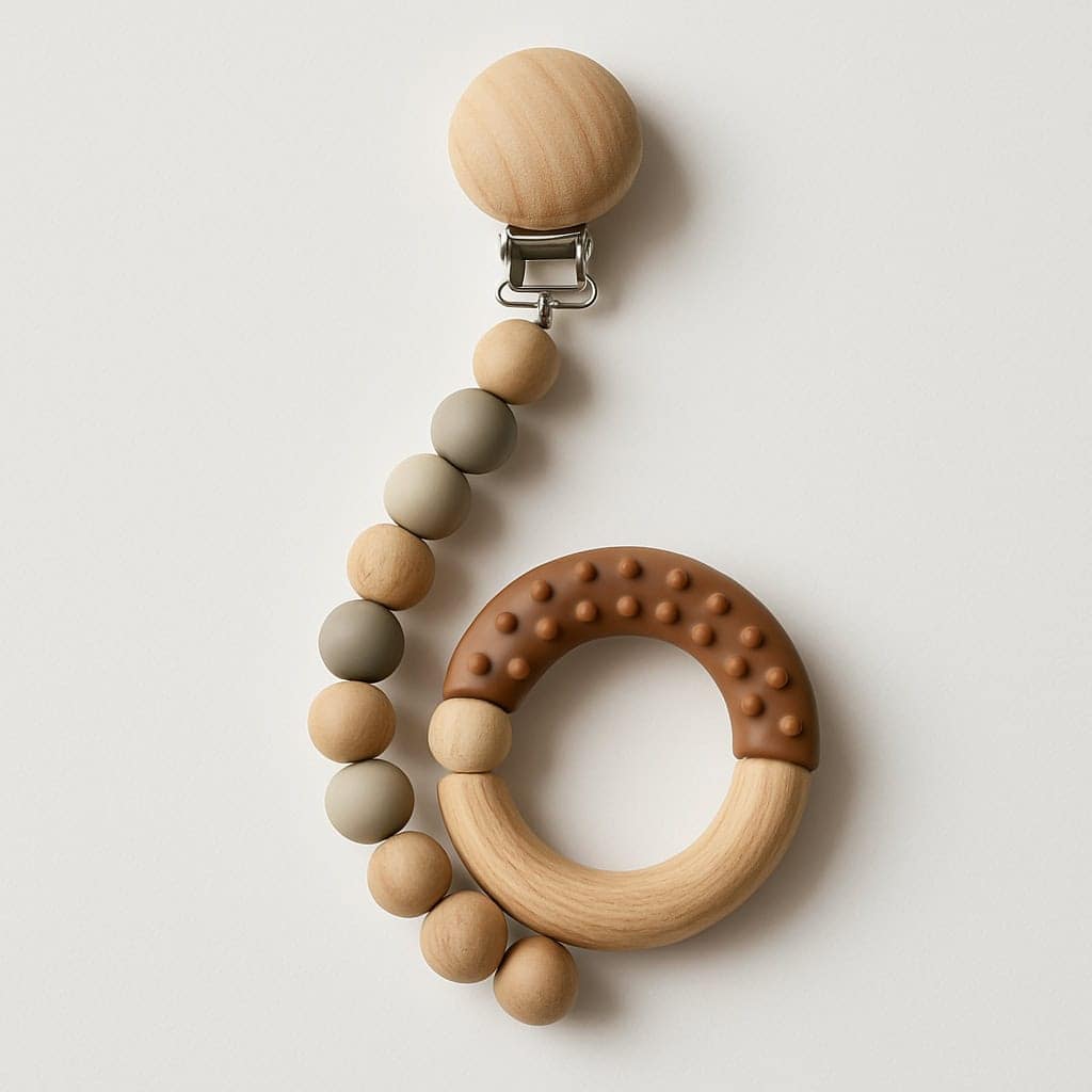 14. Teething Toy with Clip