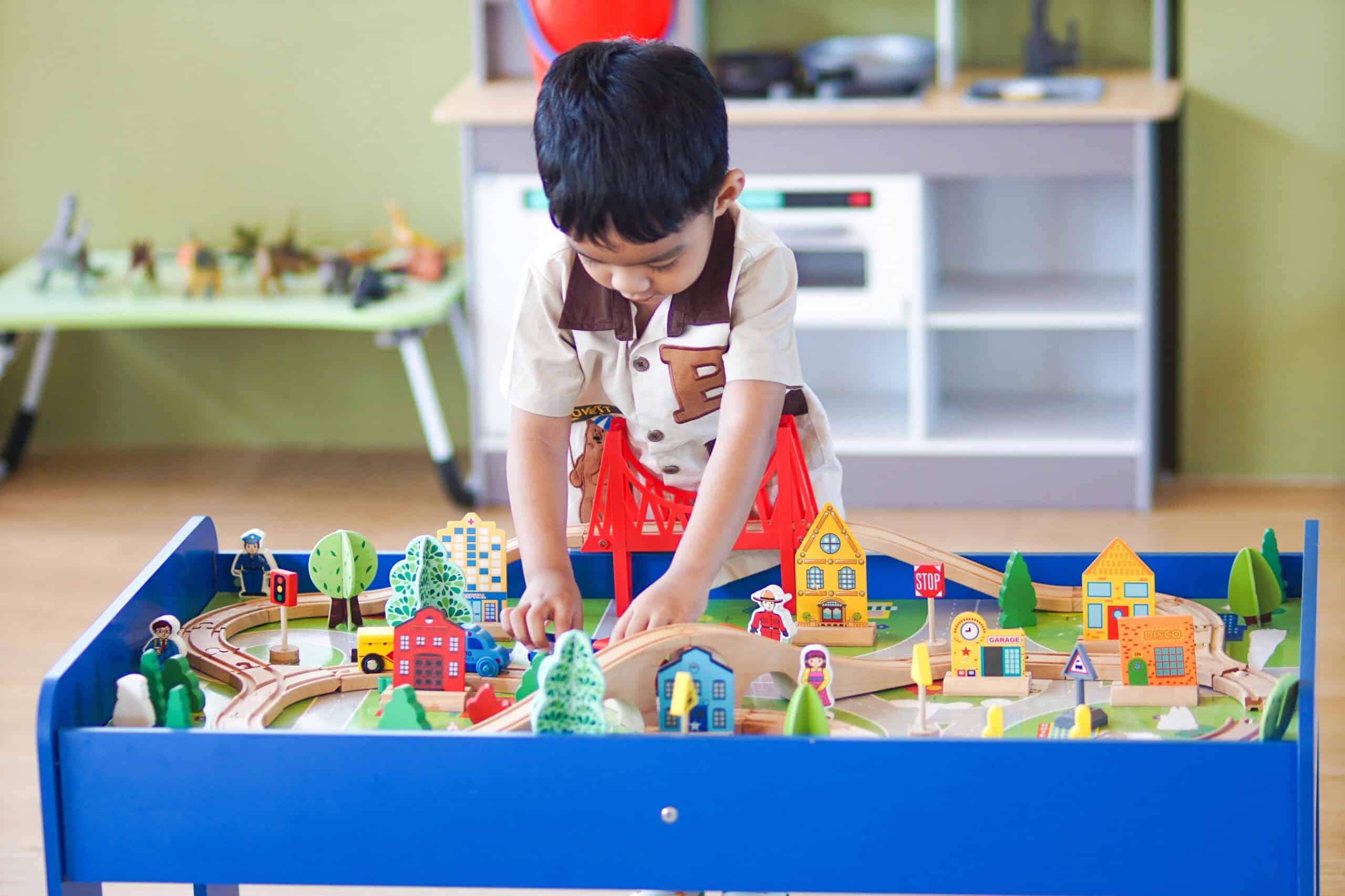 11. Wooden Trains & Cars