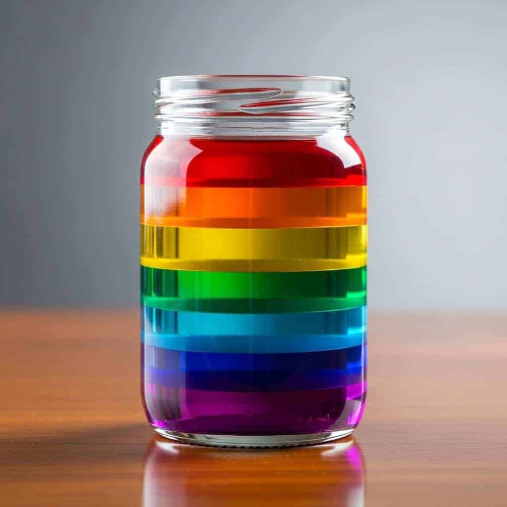 1. Rainbow in a Jar