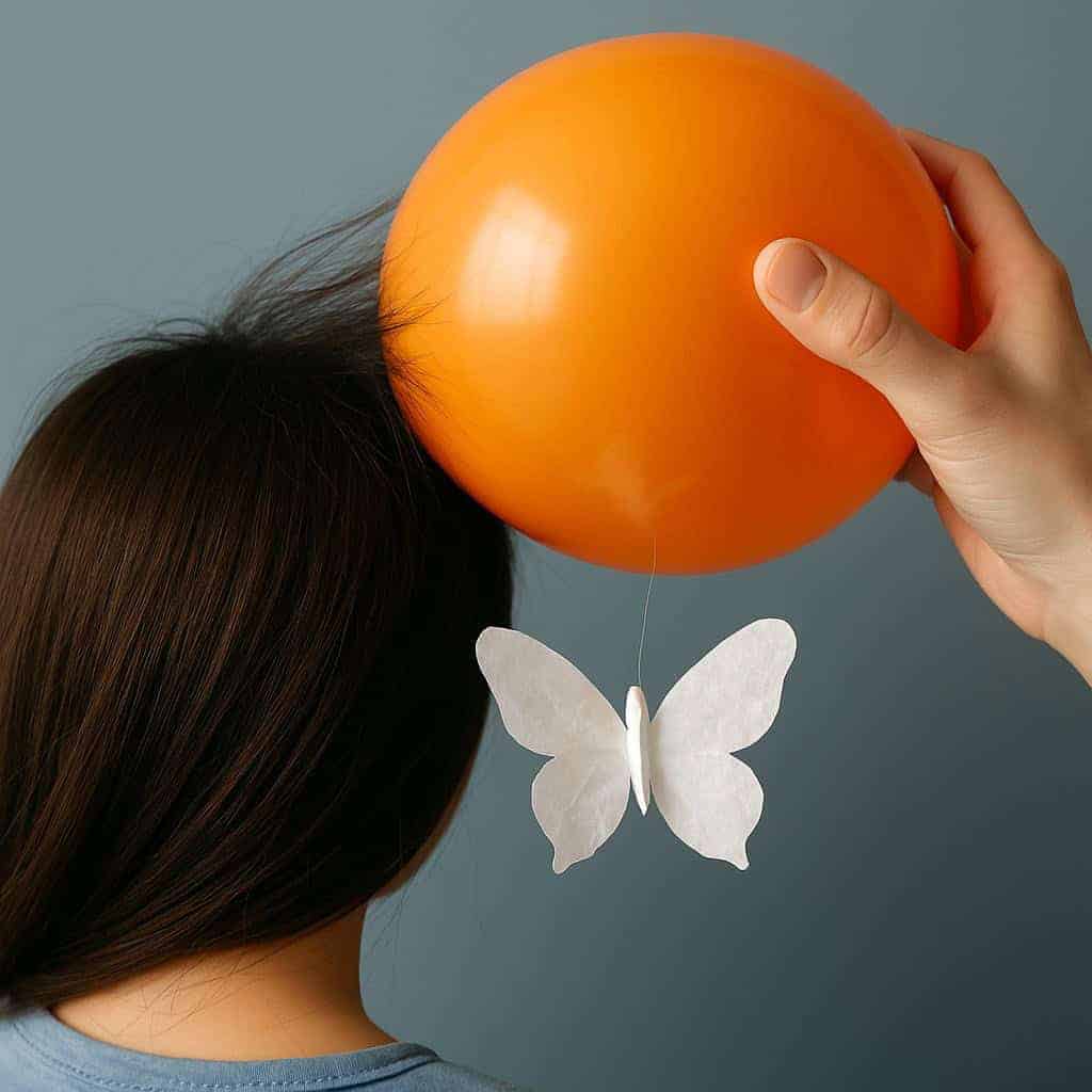 10. Static Electricity Butterfly