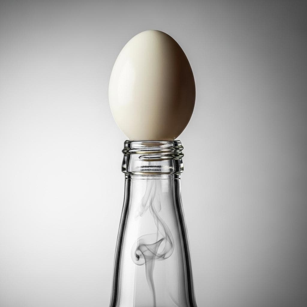 11. Egg in a Bottle