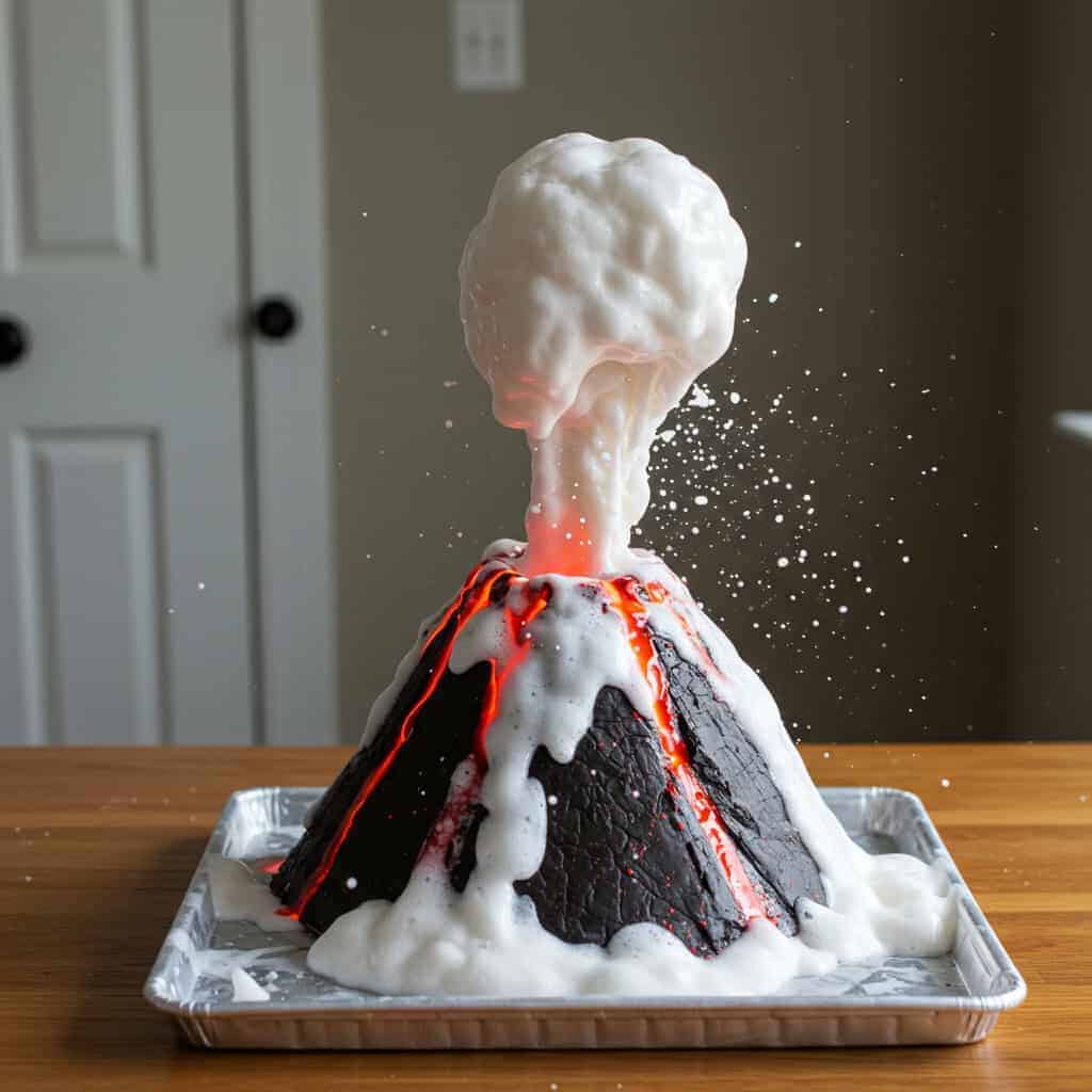 12. Homemade Volcano