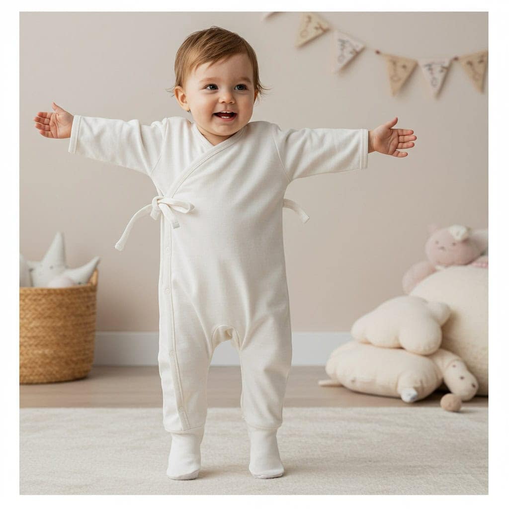2. Kimono-Style Onesies