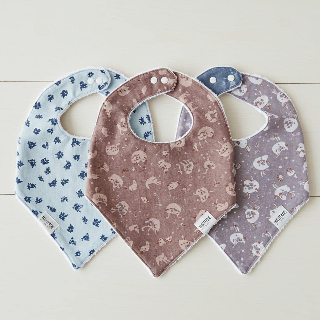16. Drool Bib Bandanas