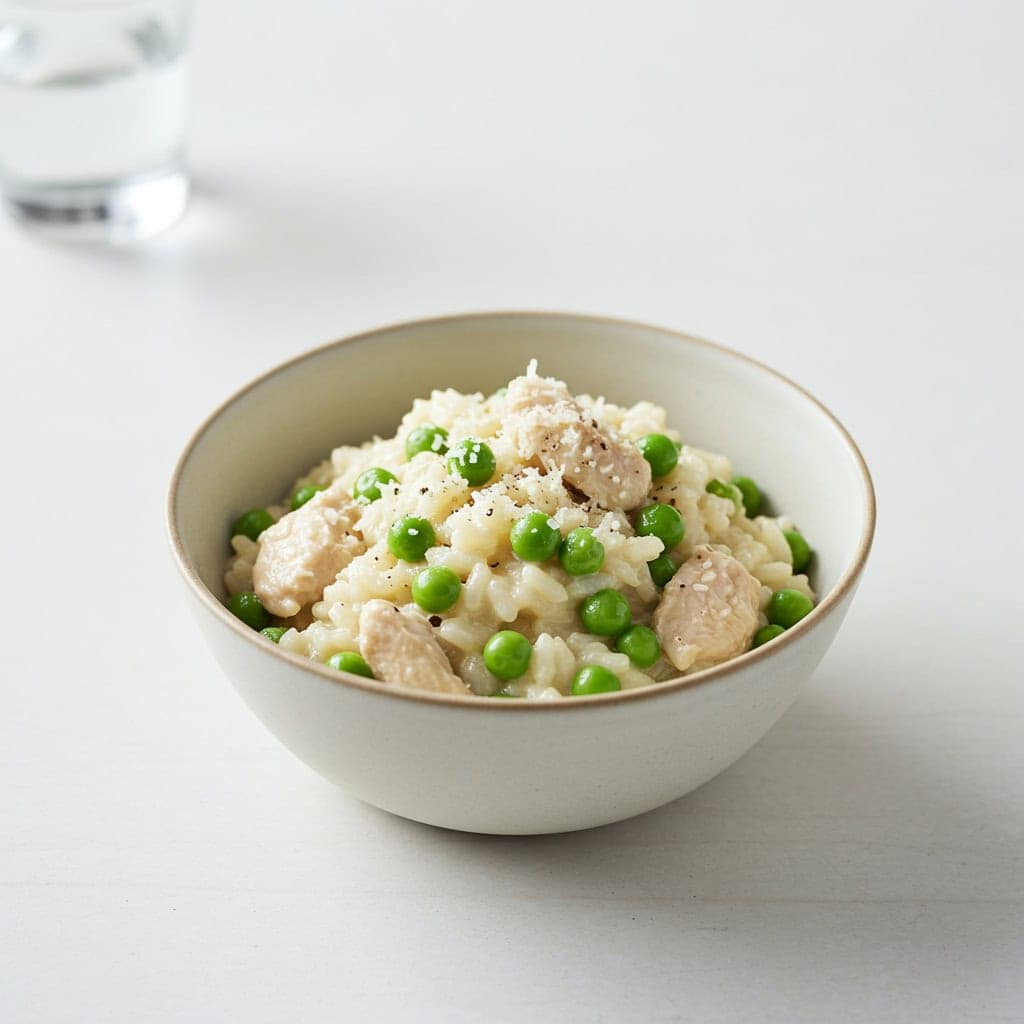 18. Creamy Chicken and Pea Risotto