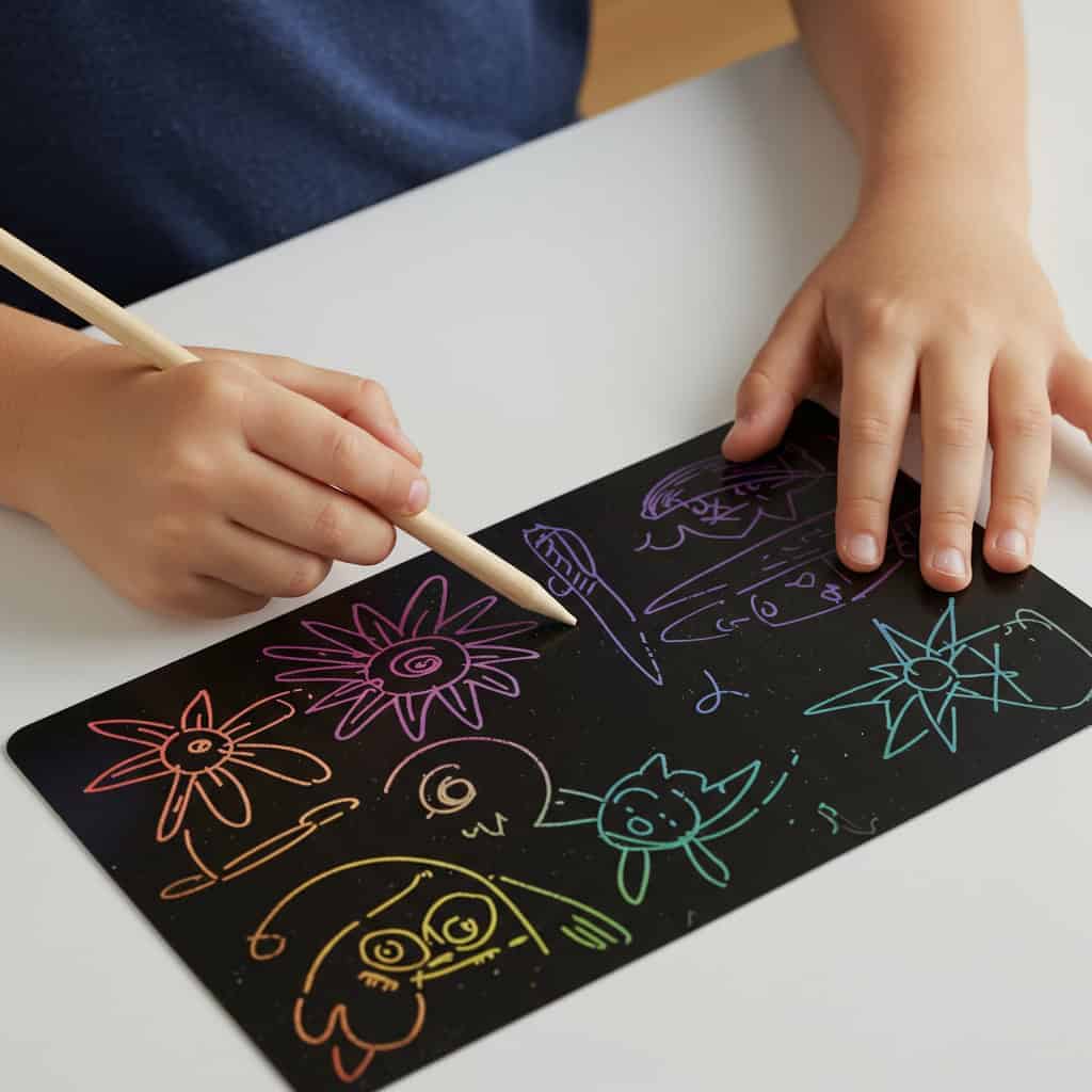 3. Scratch Art Sheets