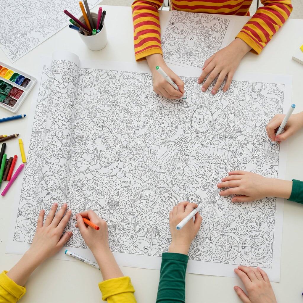 16. Coloring Posters
