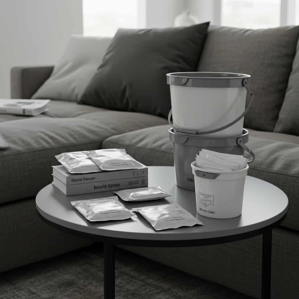8. Disposable Bags or Buckets