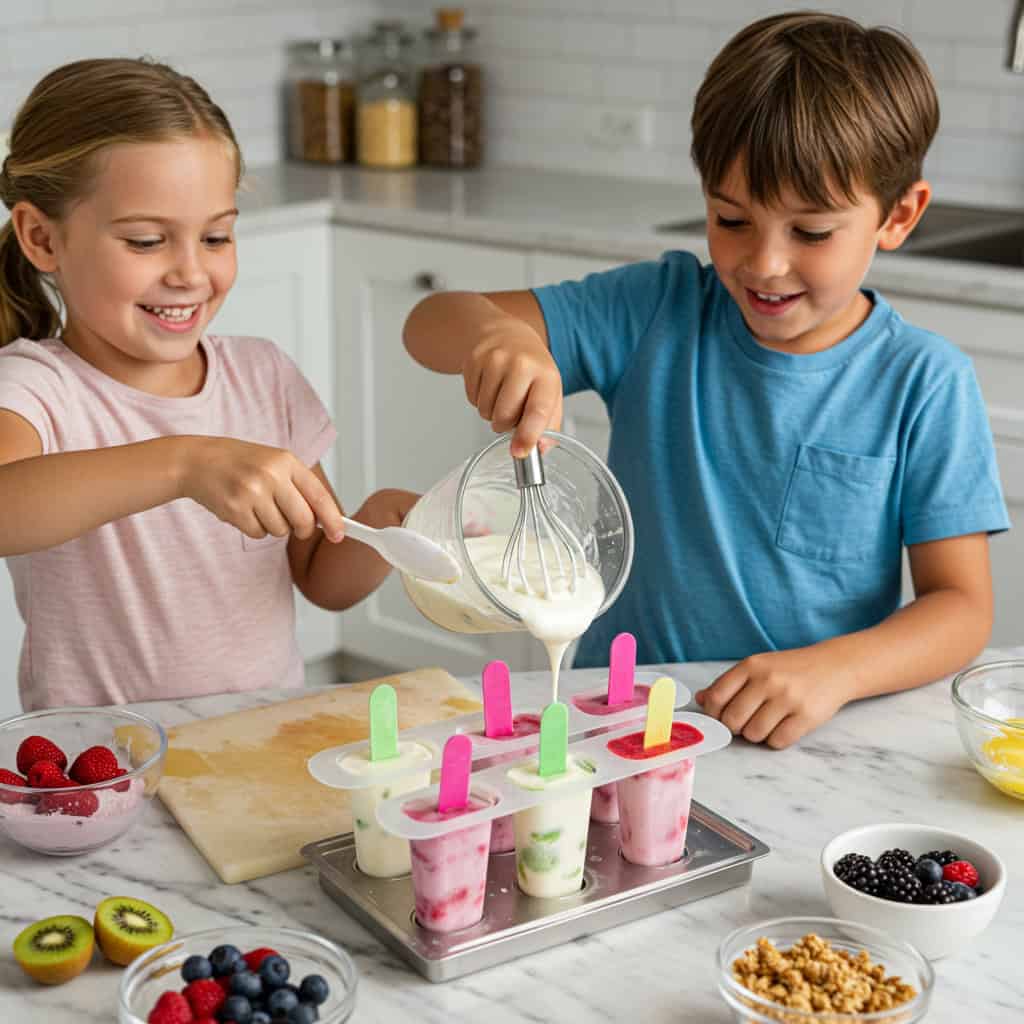 8. Frozen Yogurt Pops