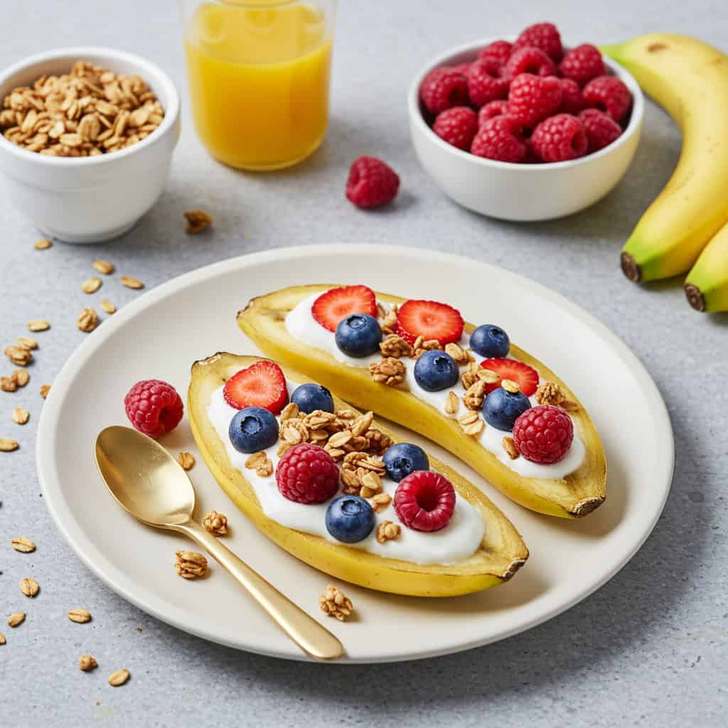 11. Breakfast Banana Boats