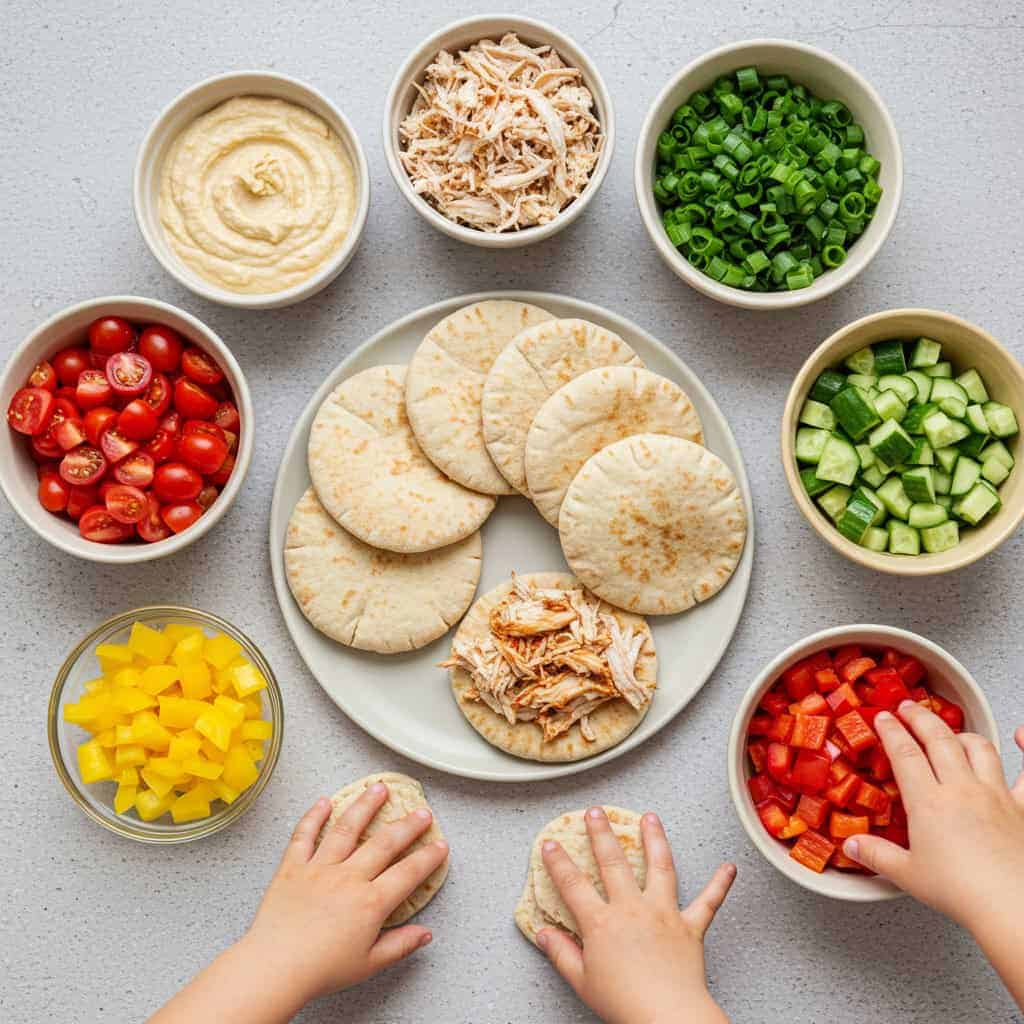 12. Make-Your-Own Mini Pita Pockets