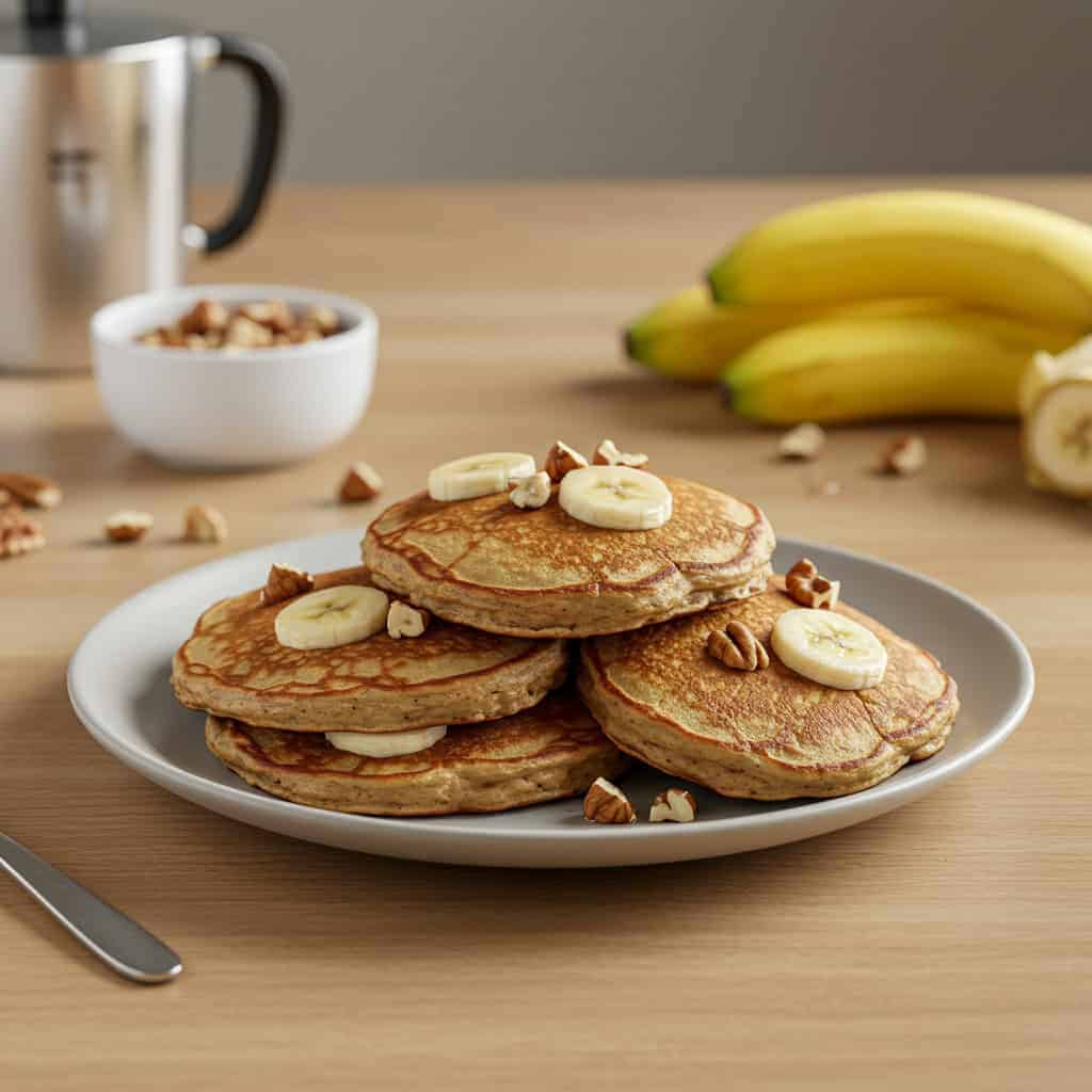 6. Banana Nut Pancakes (No Added Sugar)