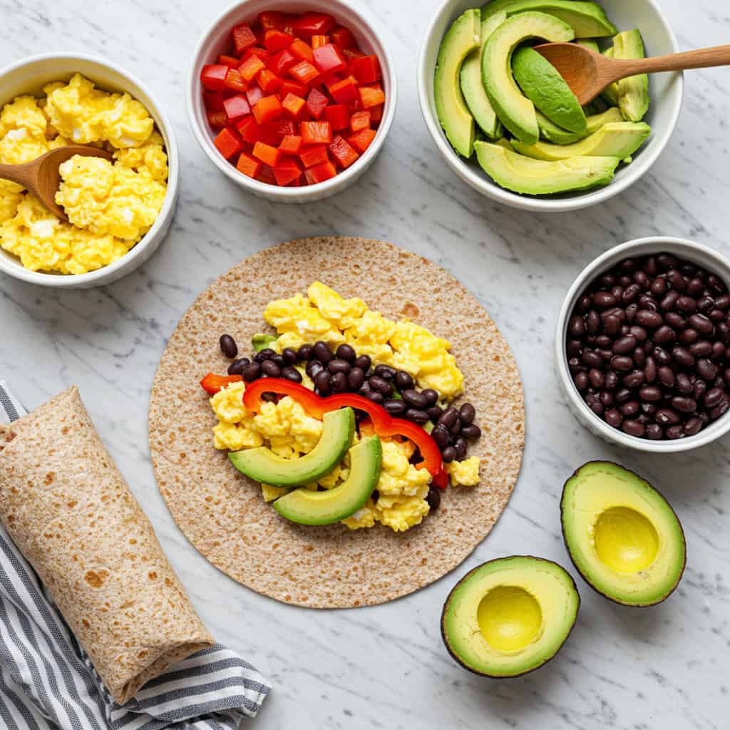 14. Homemade Breakfast Burritos