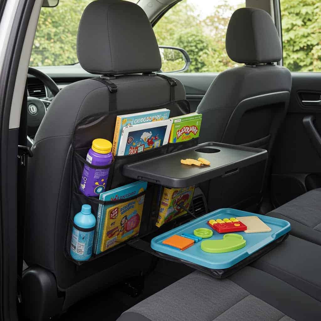 2. Use Backseat Organizers