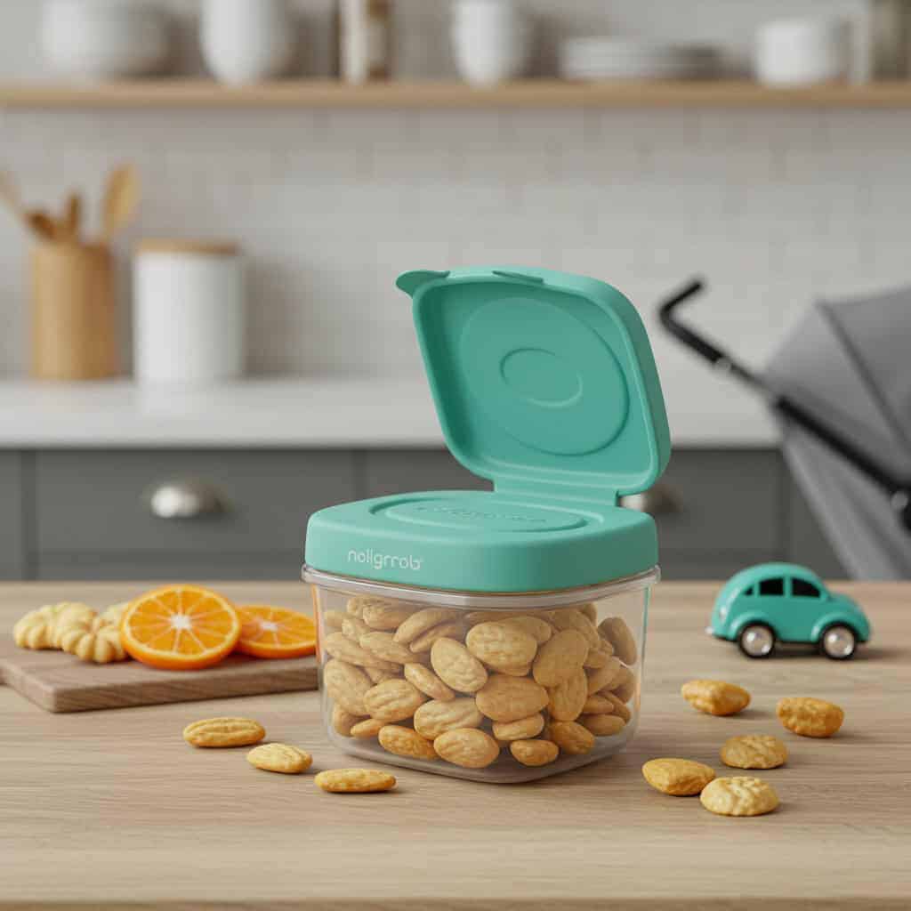 8. Spill-Proof Snack Containers
