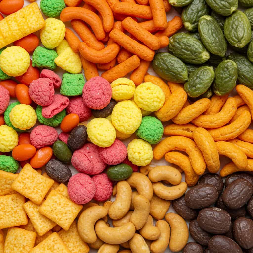 13. Artificially Colored Snacks