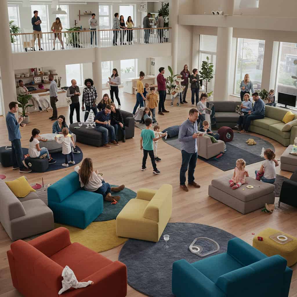 9. Crowded Family Gatherings