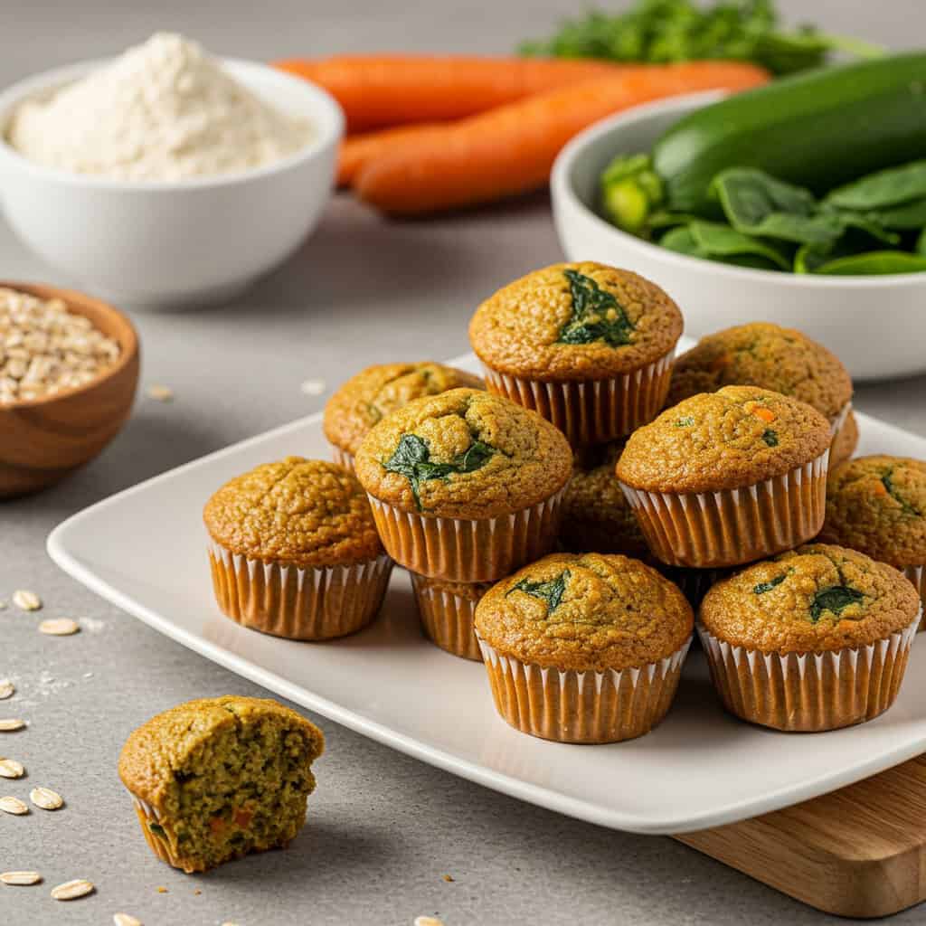 1. Mini Veggie Muffins