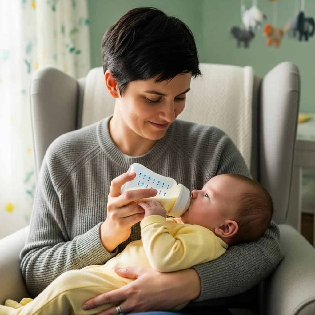 4. Feeding Baby Lying Flat