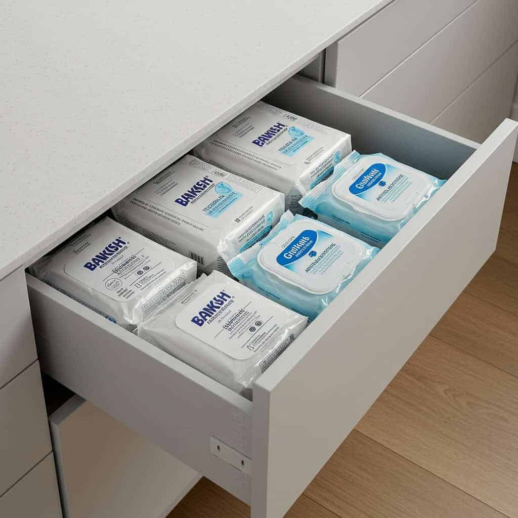 7. Travel-Size Tissues and Wipes