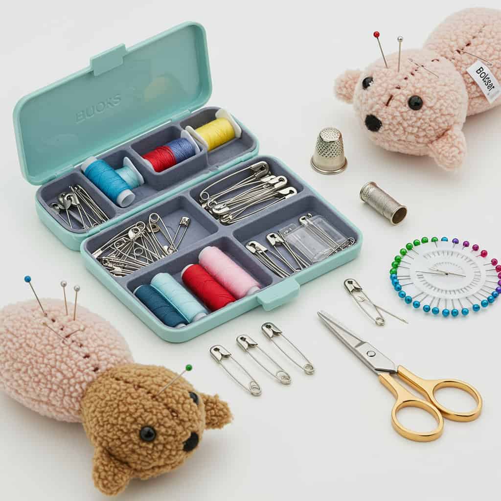 9. Safety Pins and Small Sewing Kit