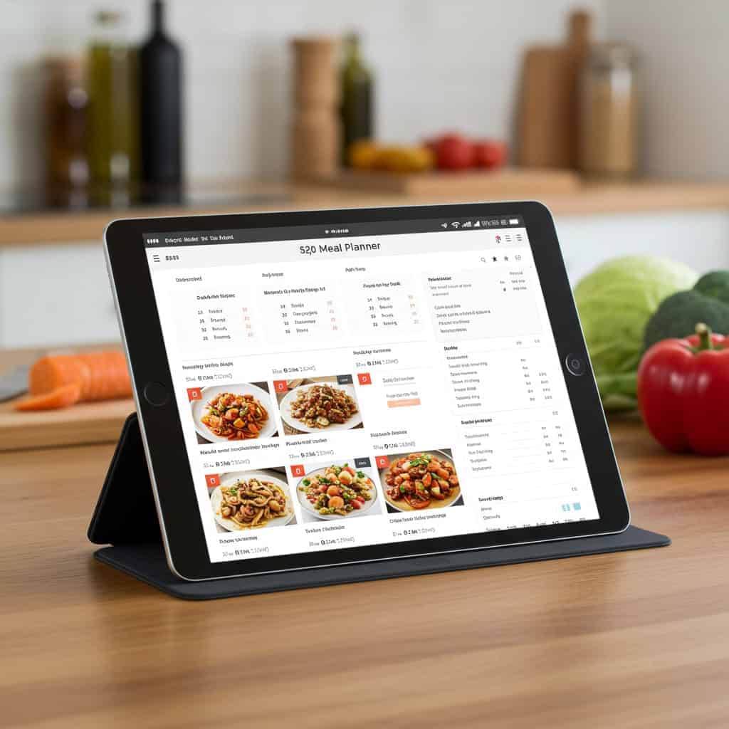 6. Digital Meal Planners