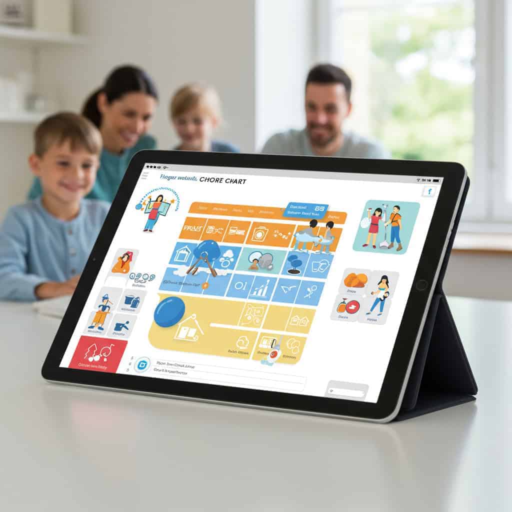 15. Digital Chore Charts